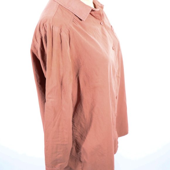 Button-up blouse orange by Mayaliren - Picture 4 of 6